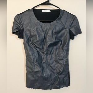 Bailey 44 black pleather top